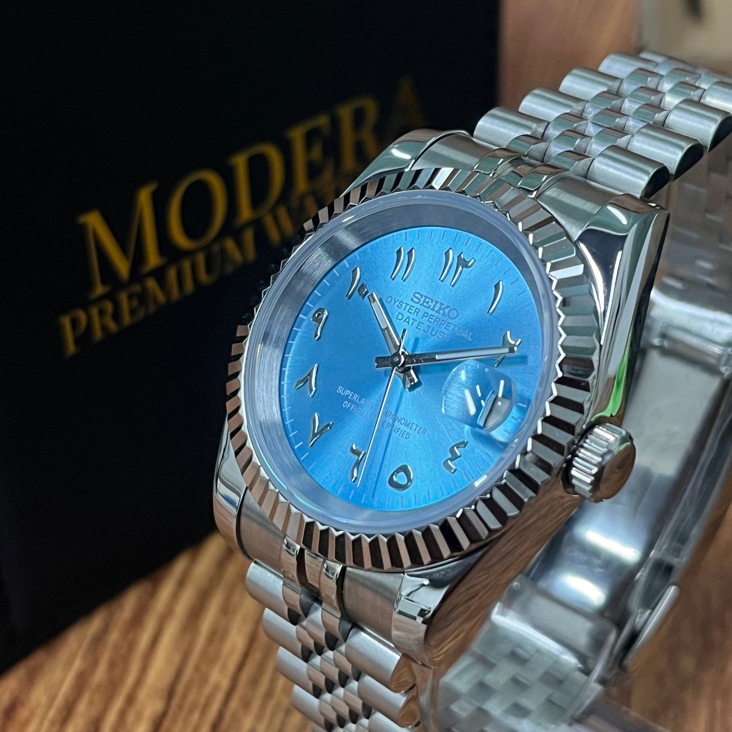 Siekojust | Sky Blue Arabic