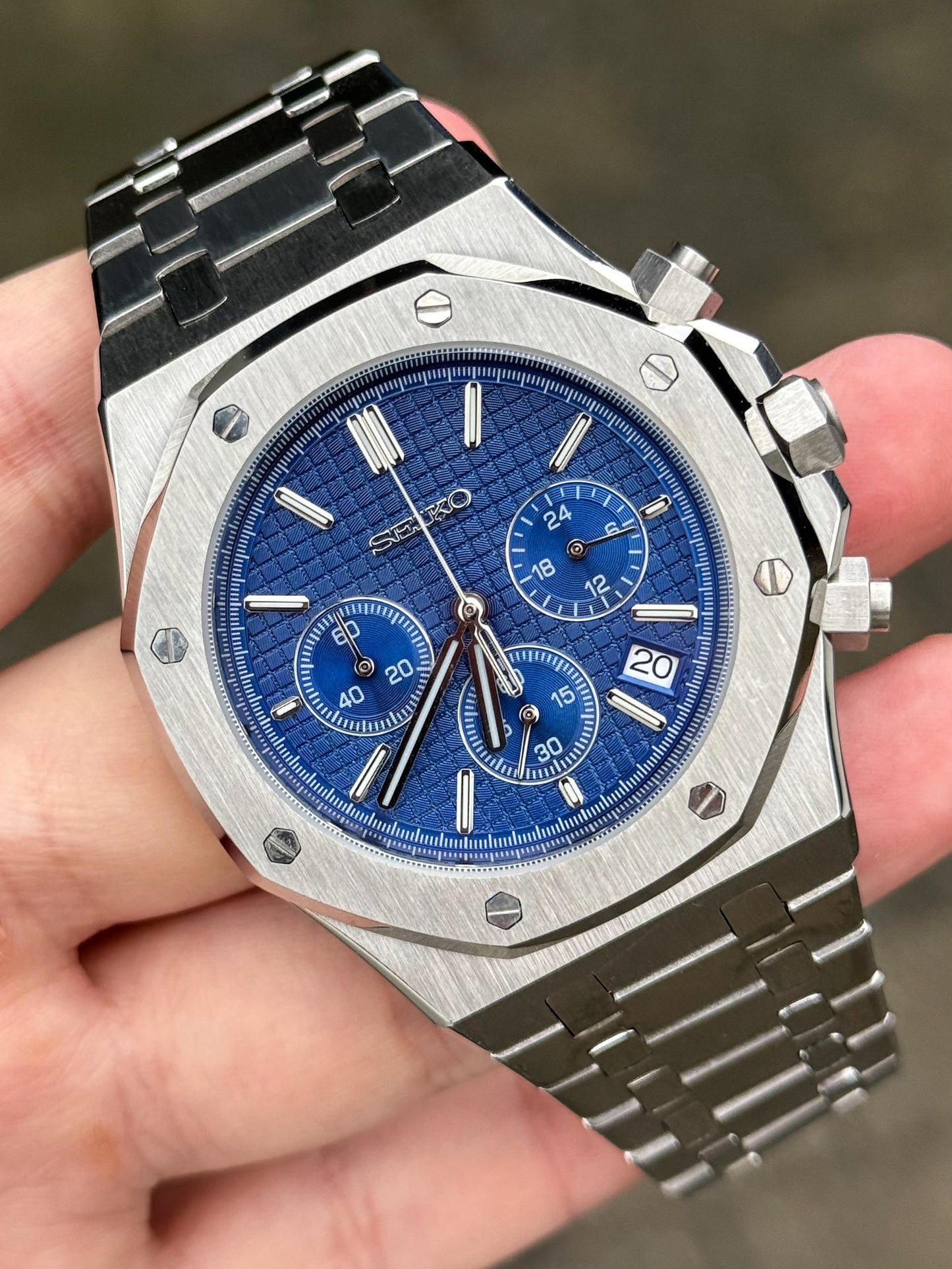 Royal Seikoak | Blue Dial Chronograph